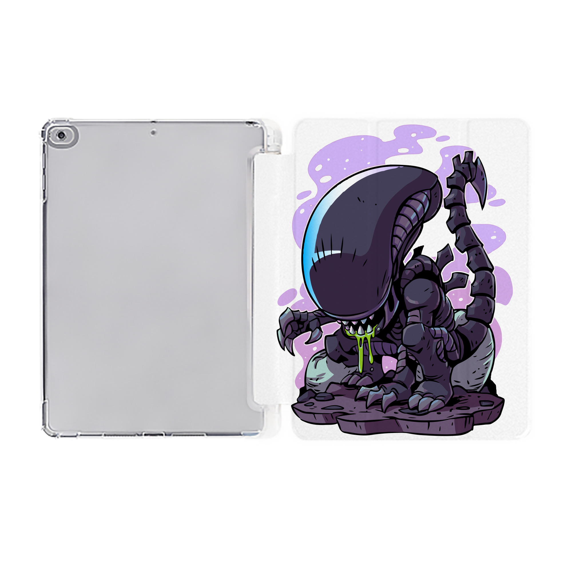 （画像用） アベンジャーズ The Avengers IPad ケース ペン収納付き 三つ折りスタンド PUレザー×シリコン 対応機種9.5/10.5/10.9インチ